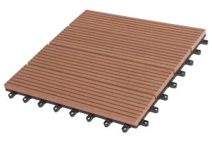 DIY টালি জলরোধী WPC DIY টাইল এন্টি-স্লিপ বহিরঙ্গন WPC DIY টালি